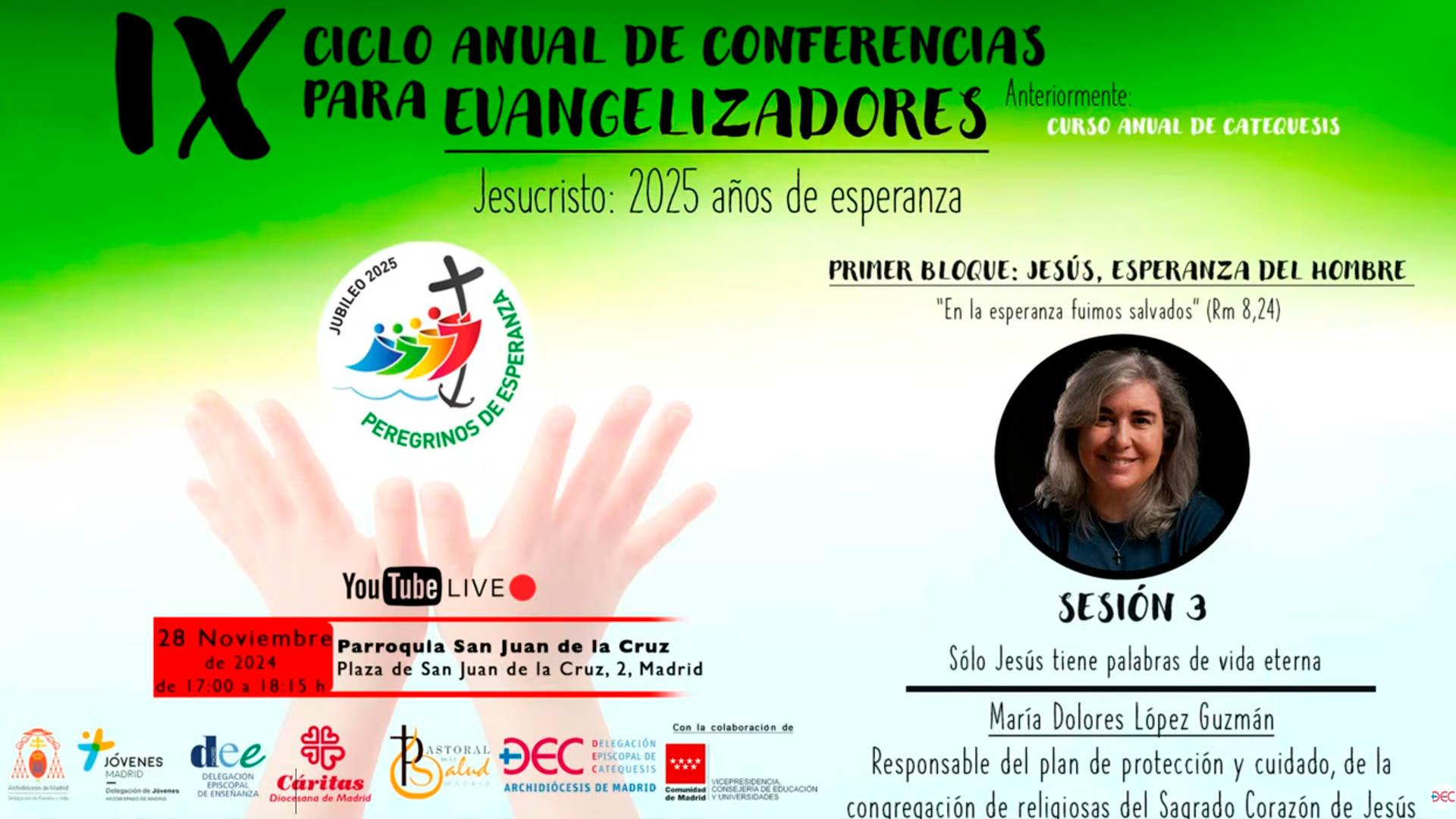 Solo Jesús tiene palabras de vida eterna